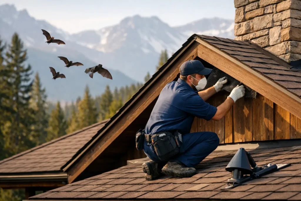 Bat Exclusion Service for Mountain Homes