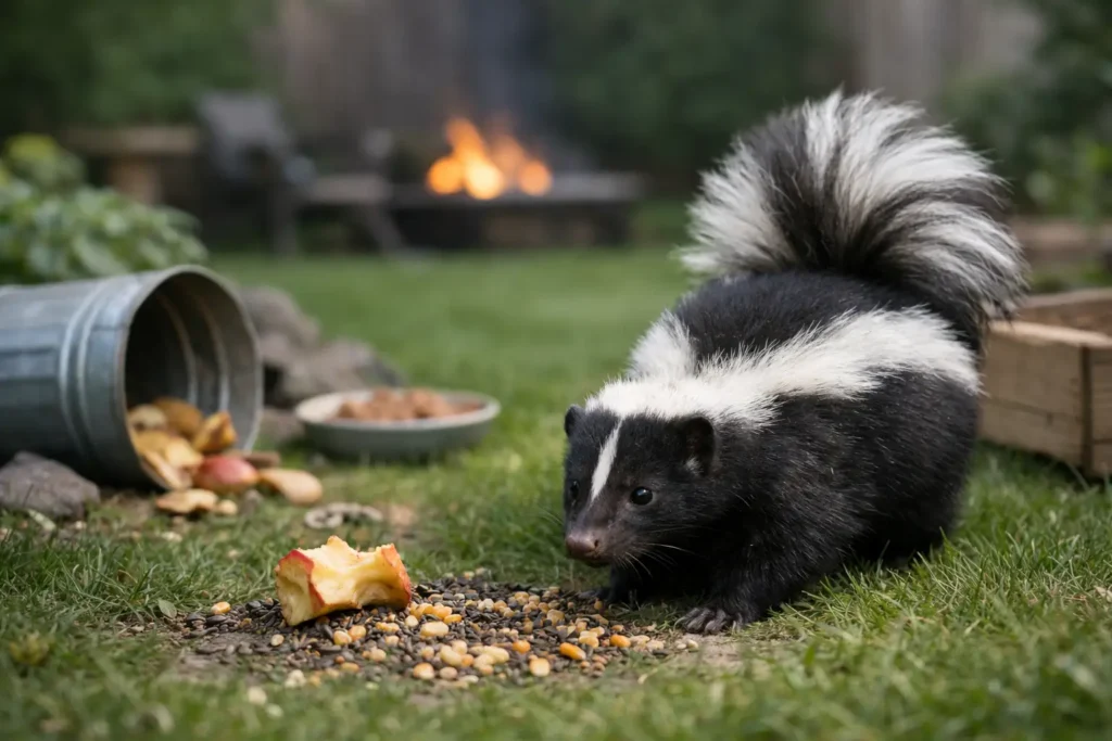 What Attracts Skunks to Yards?