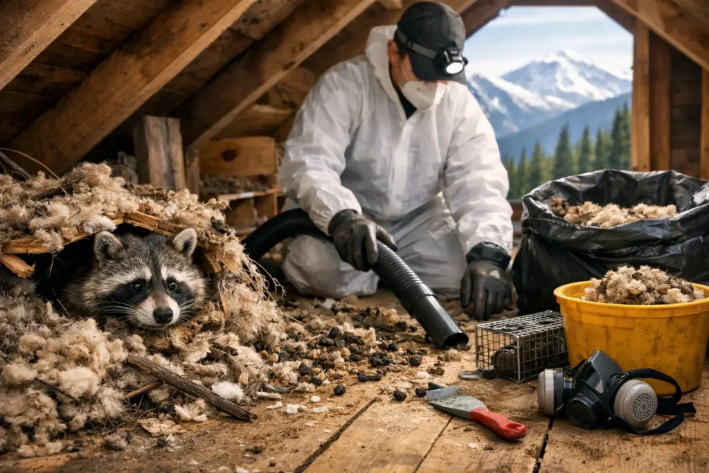 Attic Wildlife Cleanup Guide for Mountain Homes