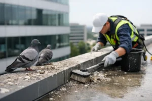 Bird Waste Cleanup for Businesses That Lasts