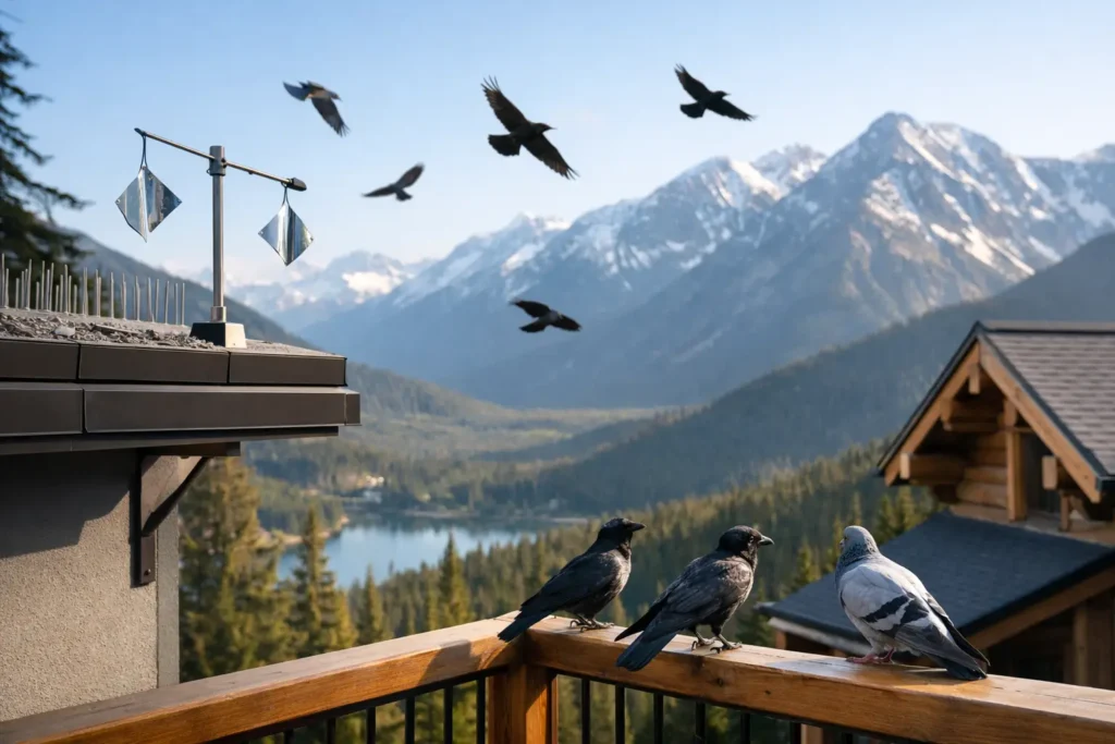 Commercial Bird Control Guide for Mountain Properties
