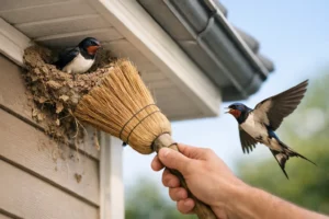 How to Stop Swallows Nesting on Your Home