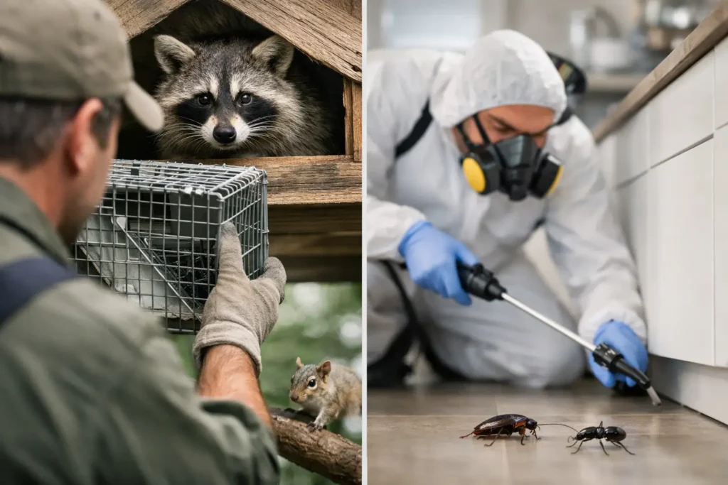 Wildlife Removal Versus Pest Control: Key Differences