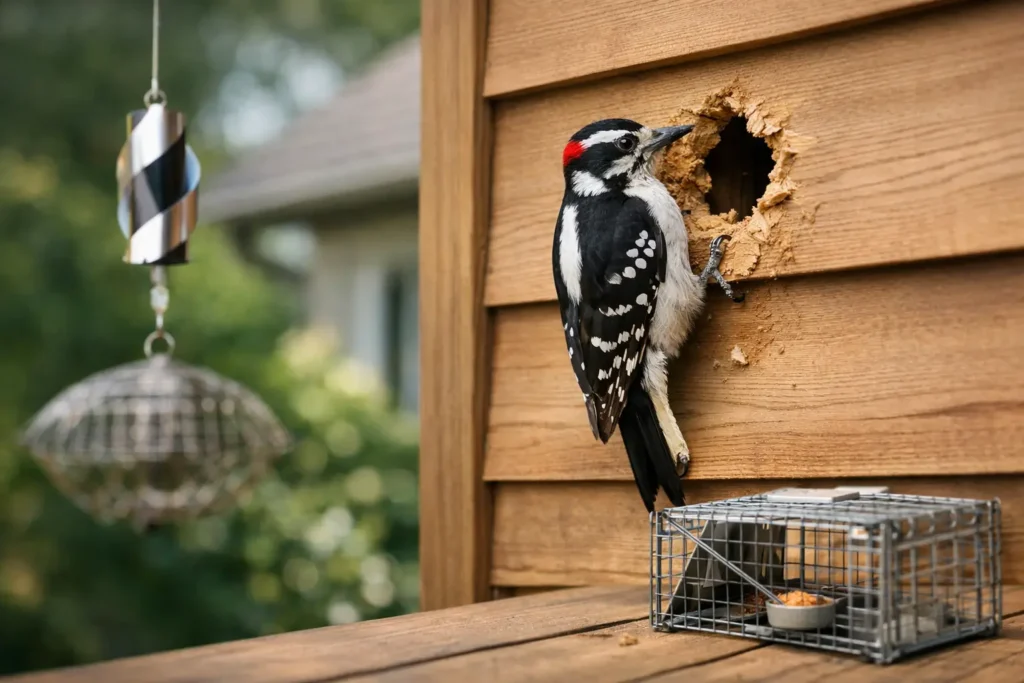 How to Remove Woodpeckers Humanely From Homes