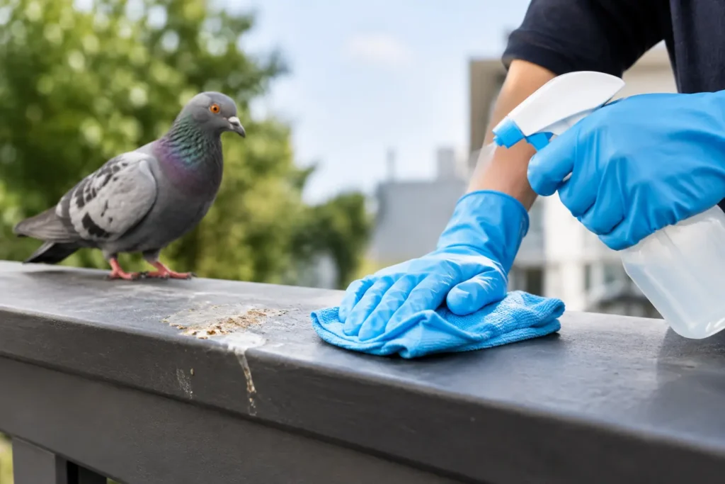 How to Disinfect Bird Droppings on Your Property