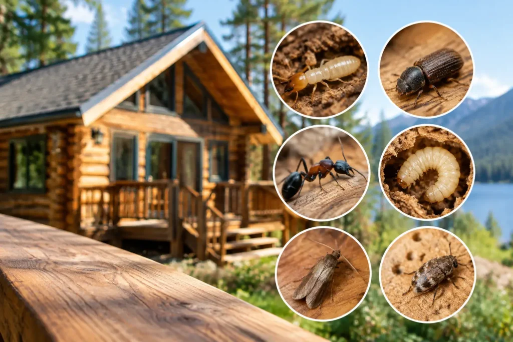 Which Insects Damage Cabins? 6 Pests to Watch